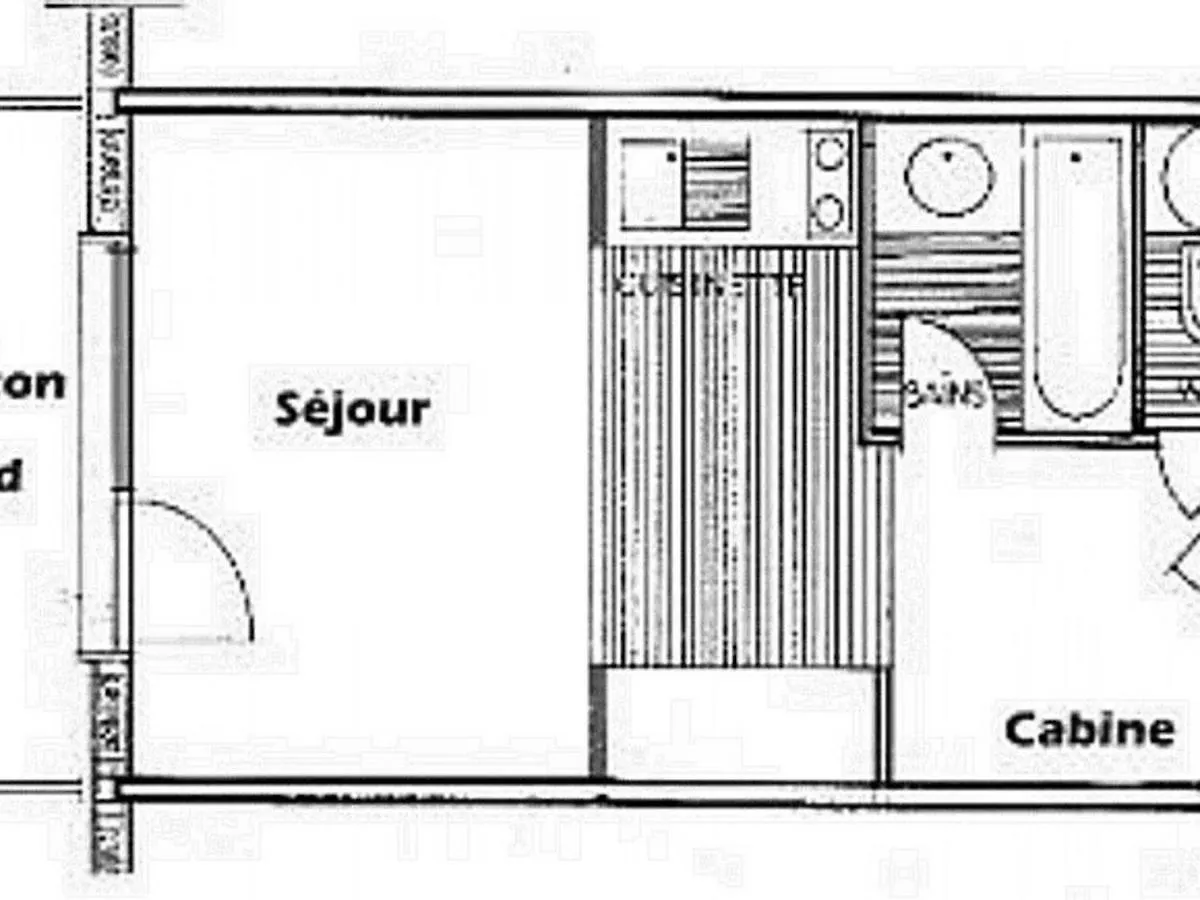 Les Saisies - Studio Cabine 5 Pers. Avec Balcon Et Animaux Toleres - Fr-1-293-149 Apartment France